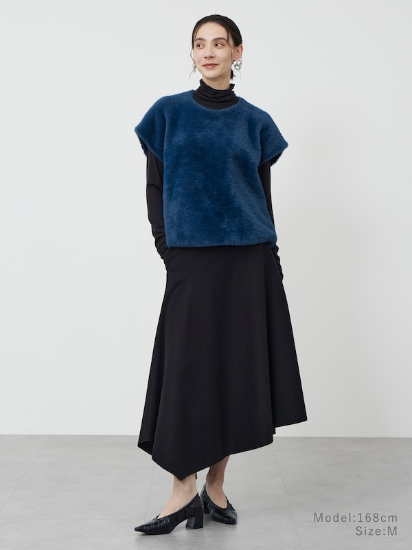 ウォームリザーブカシミヤブレンドタートルネックT