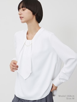 UVカットチェーンパーツブラウス