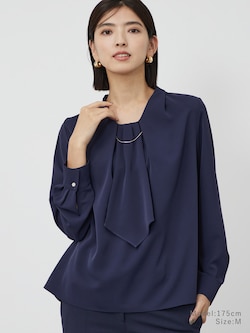 UVカットチェーンパーツブラウス