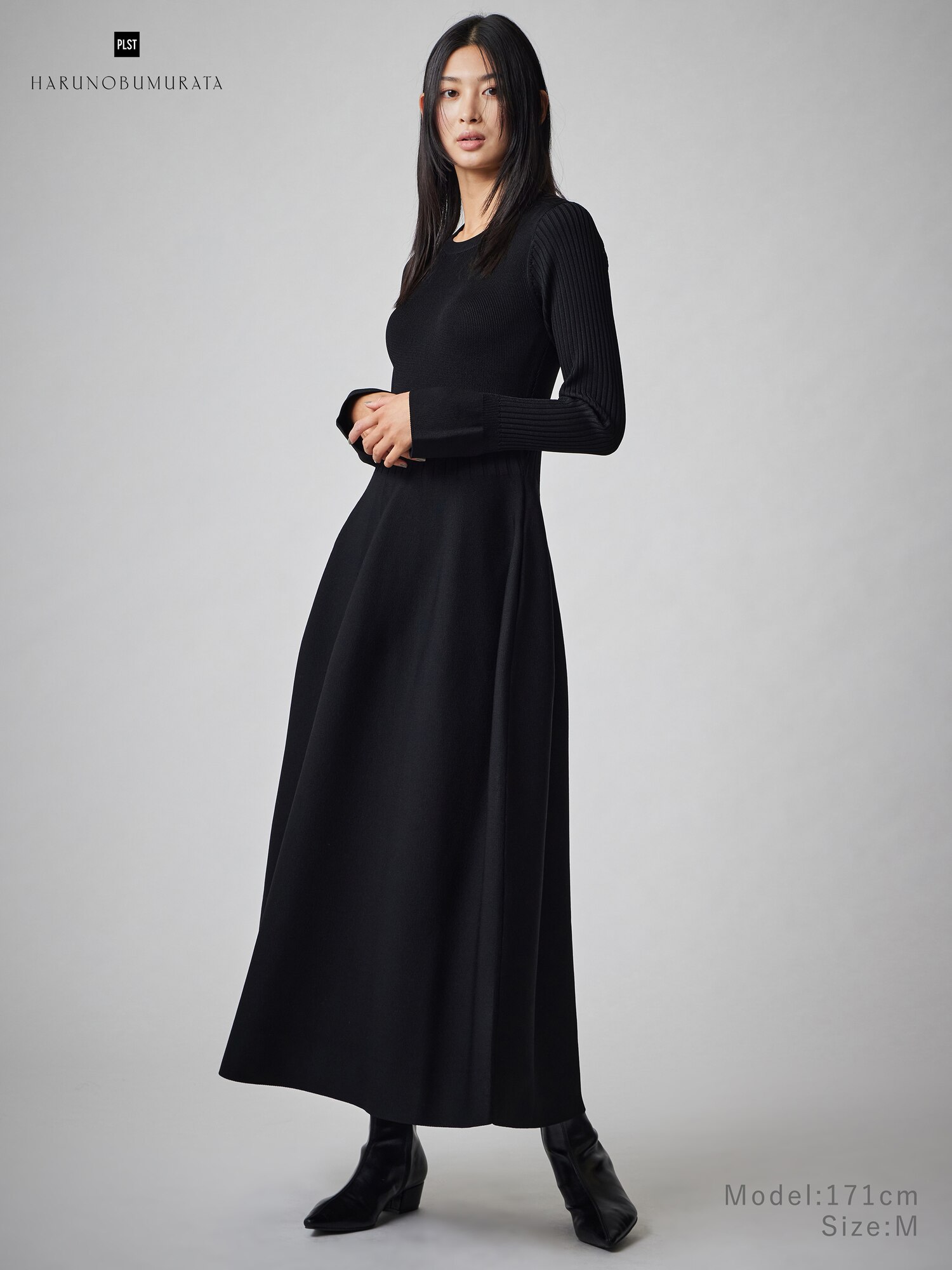 PLST(プラステ)公式 | ニットフレアワンピース