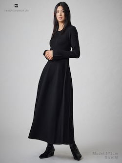 ニットフレアワンピース