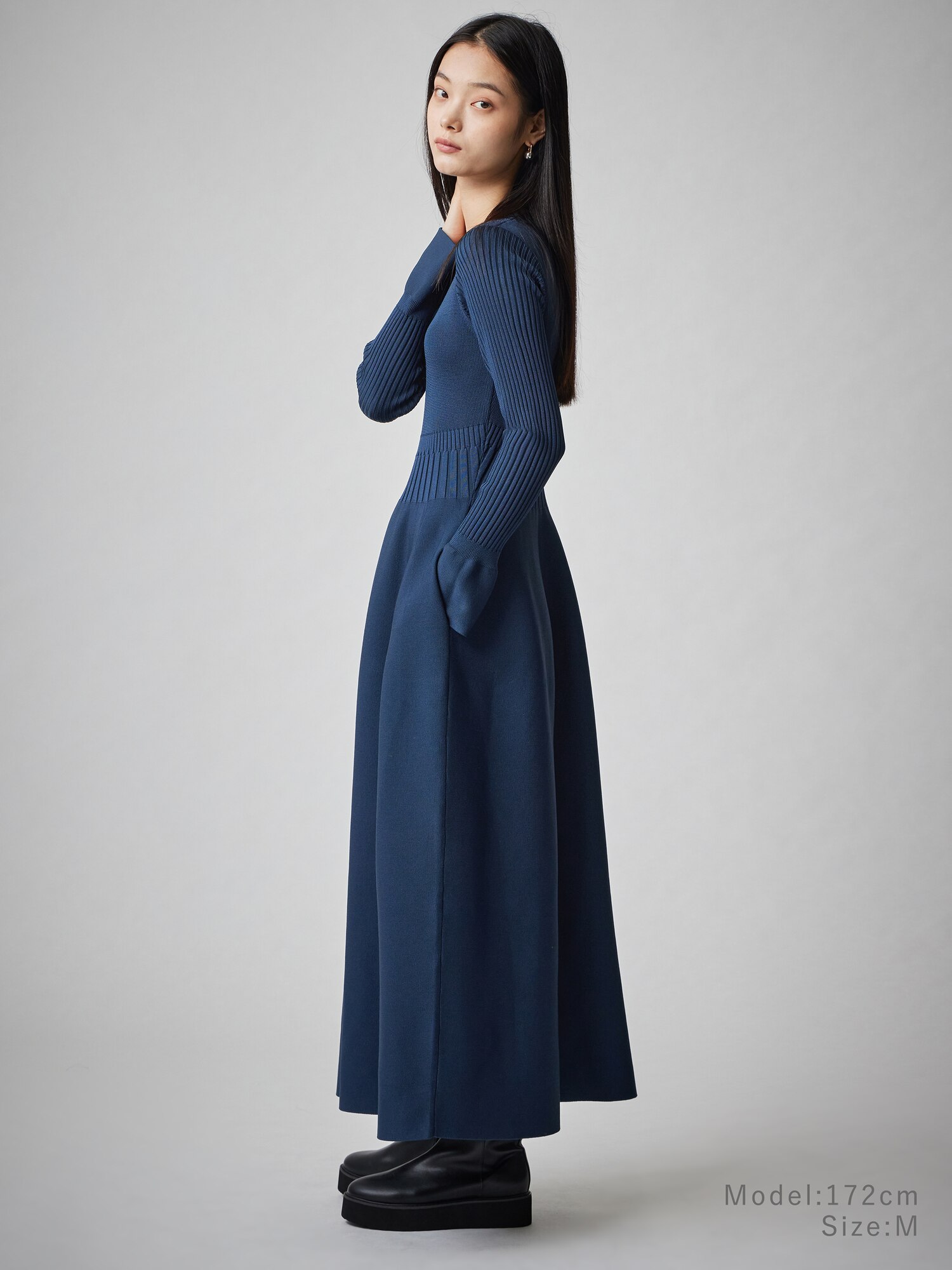 PLST(プラステ)公式 | ニットフレアワンピース