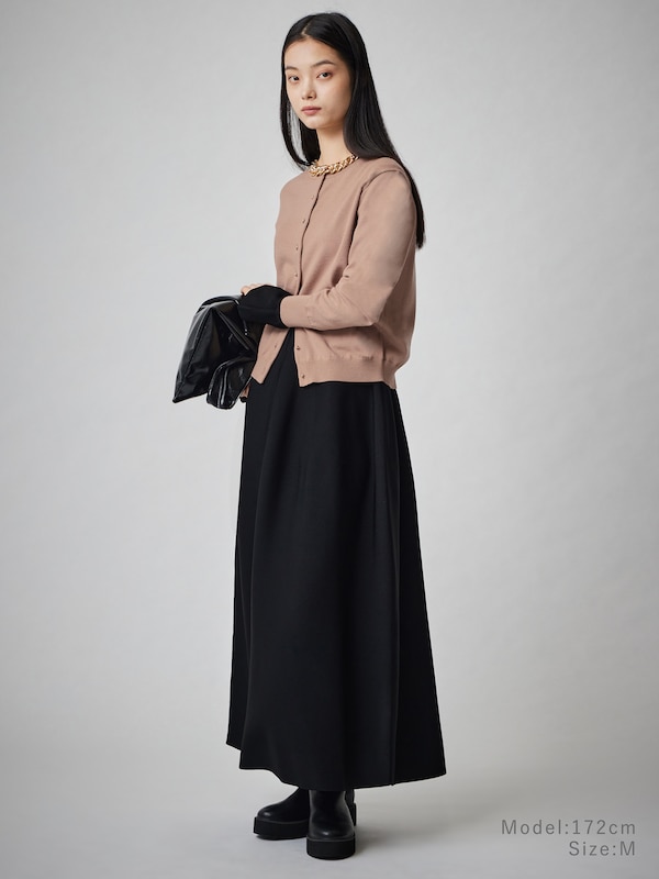 ニットフレアワンピース