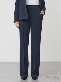 【丈長め】トリアセブレンドストレートパンツ