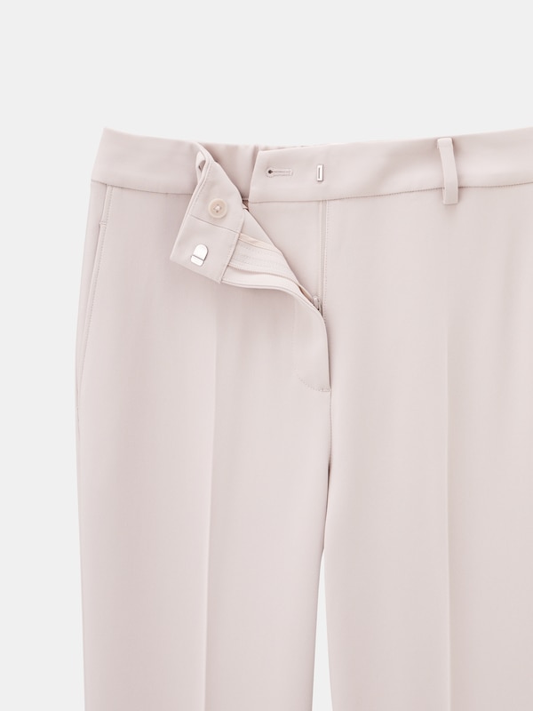 【丈  長め】トリアセブレンドストレートパンツ