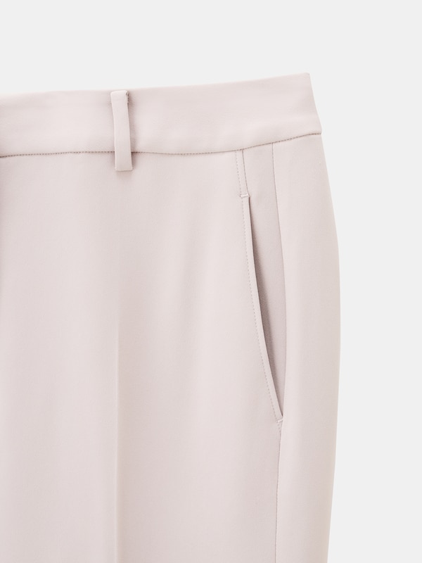 【丈長め】トリアセブレンドストレートパンツ