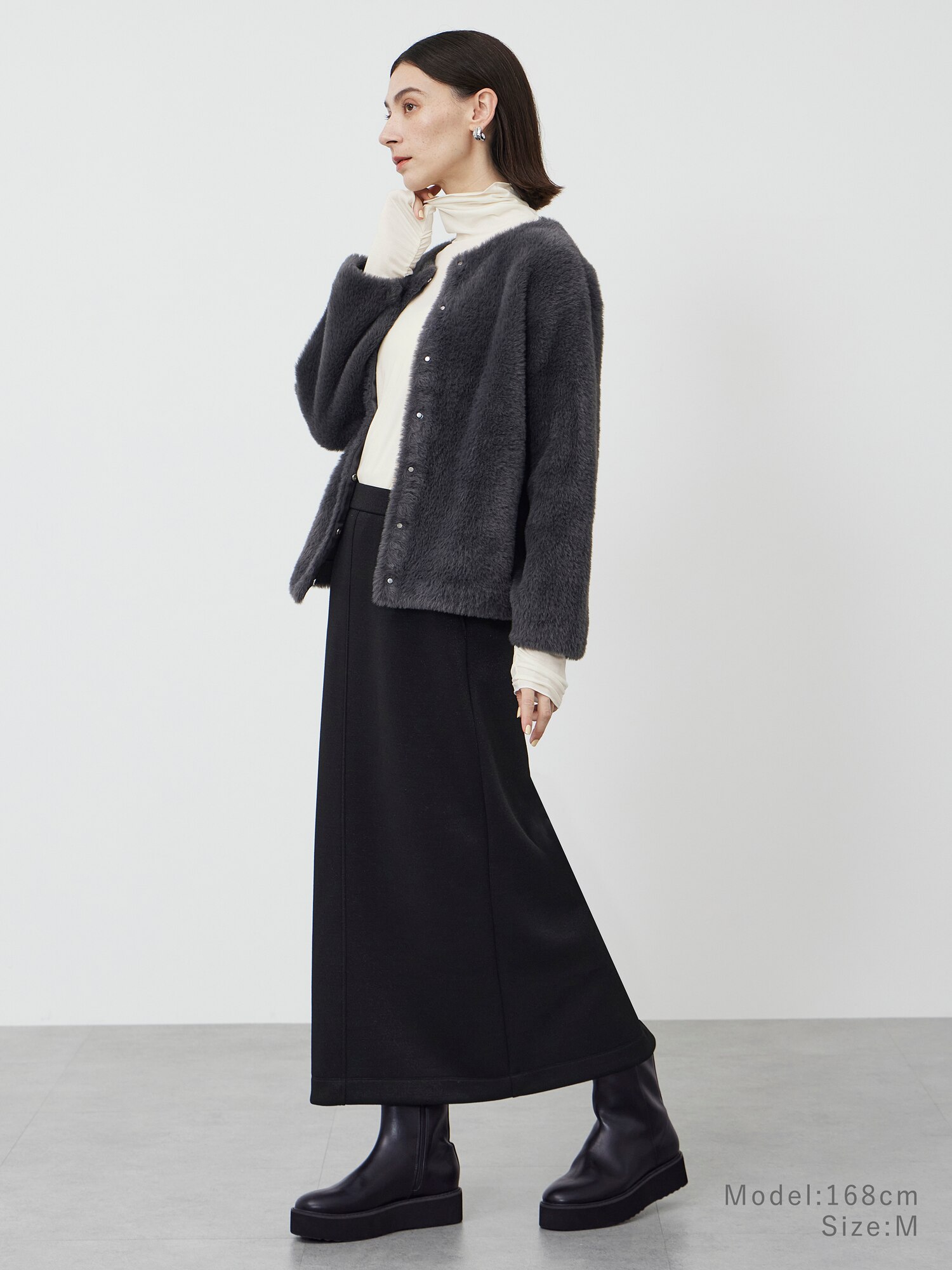 PLST(プラステ)公式 | ラメジャージーナロースカート