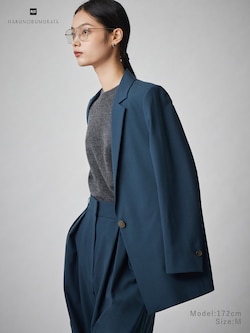 ウールブレンドオーバーサイズジャケット