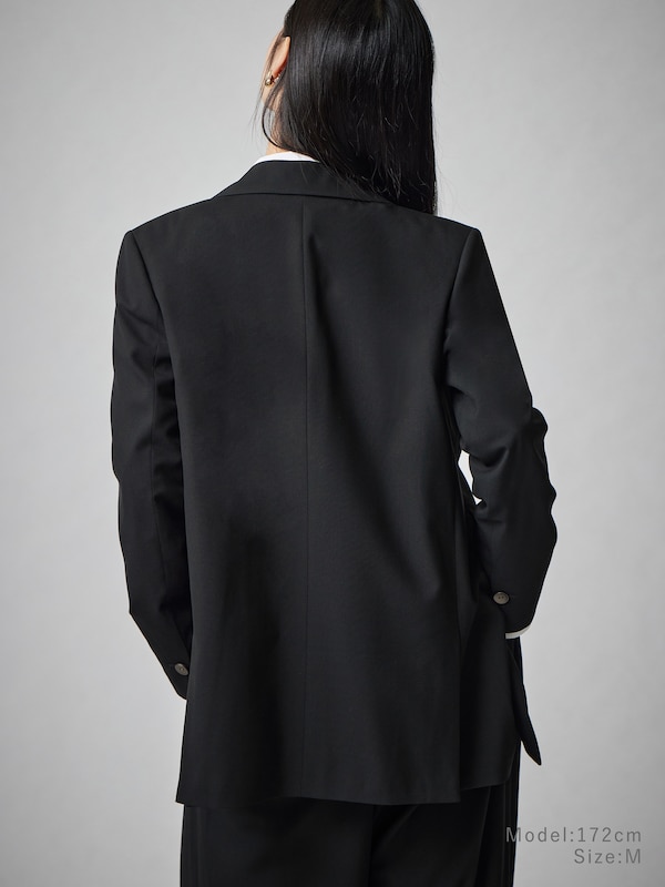 ウールブレンドオーバーサイズジャケット