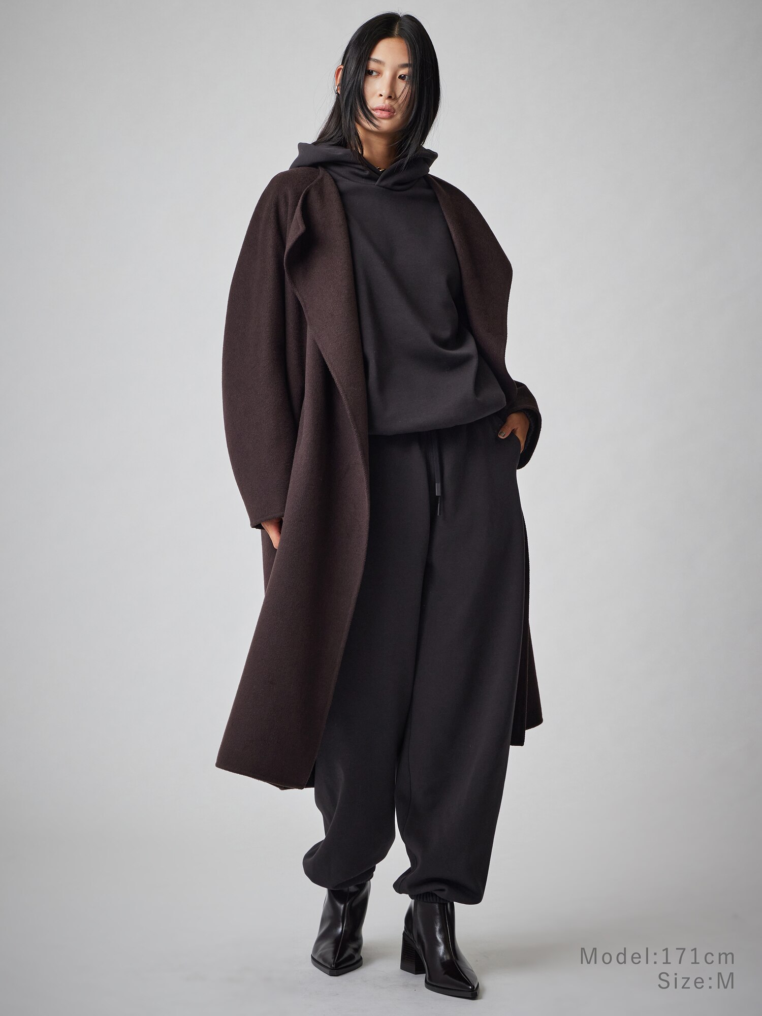 PLST(プラステ)公式 | カシミヤブレンドリバーロングコート