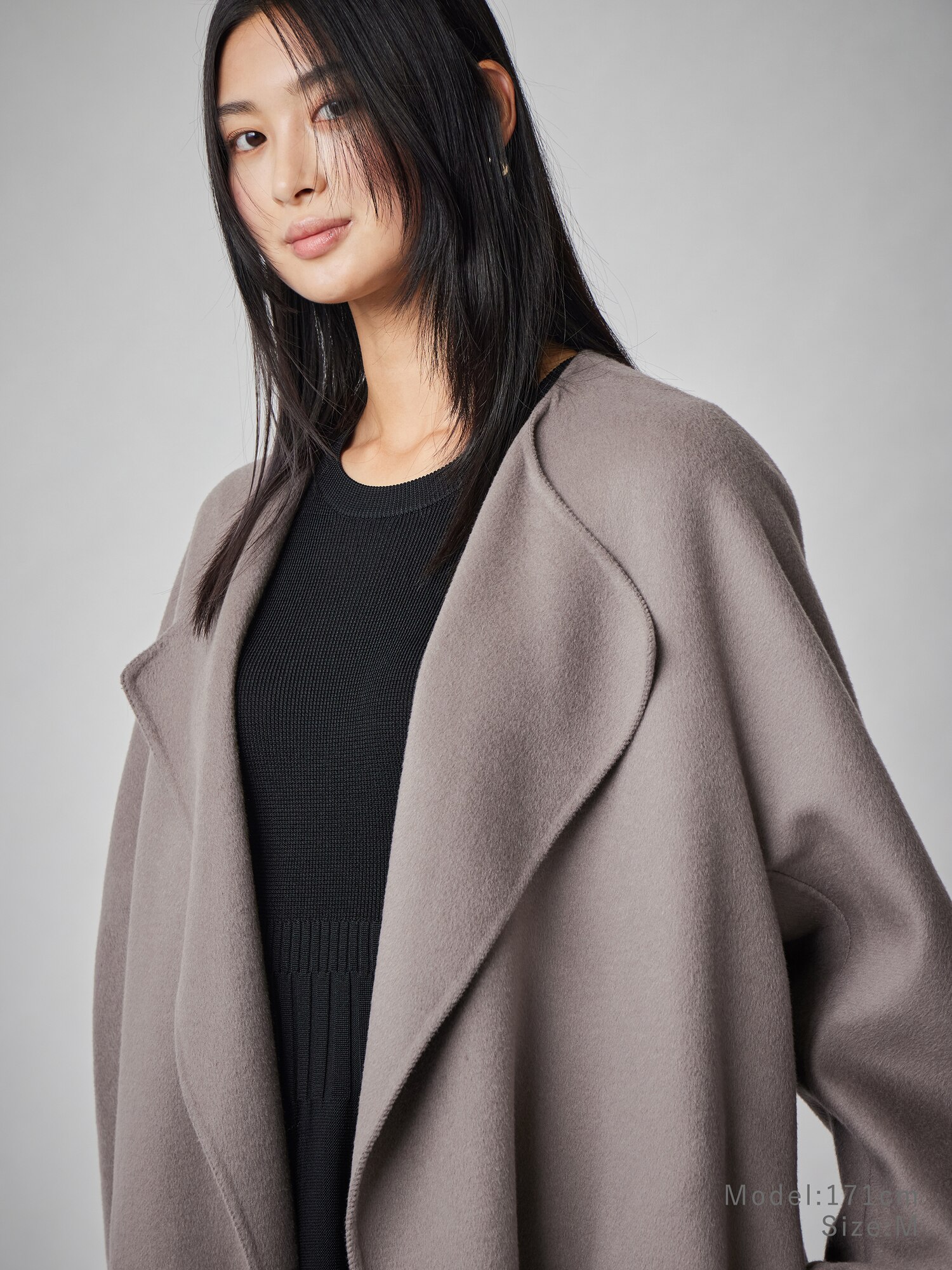 PLST(プラステ)公式 | カシミヤブレンドリバーロングコート