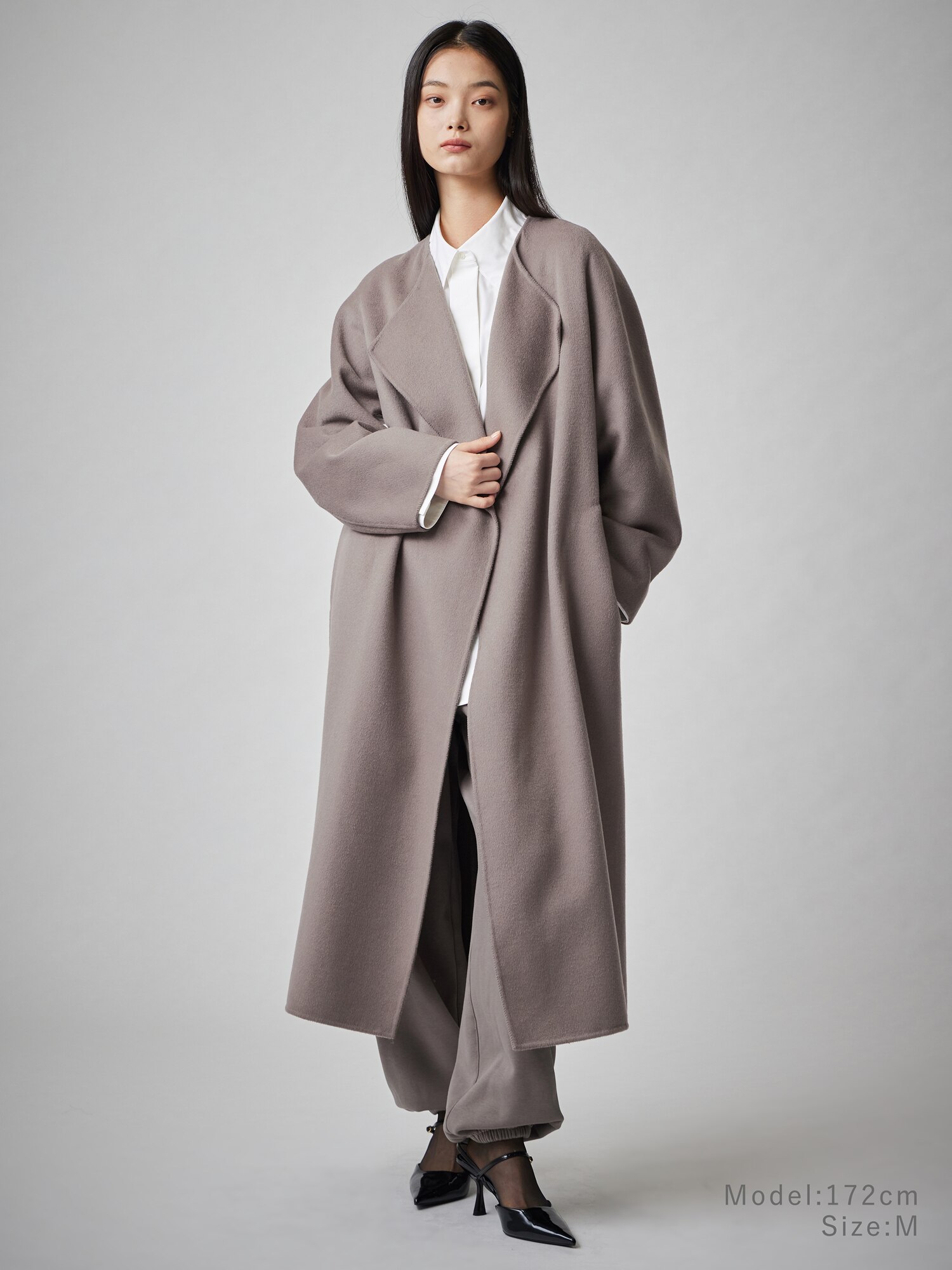PLST(プラステ)公式 | カシミヤブレンドリバーロングコート