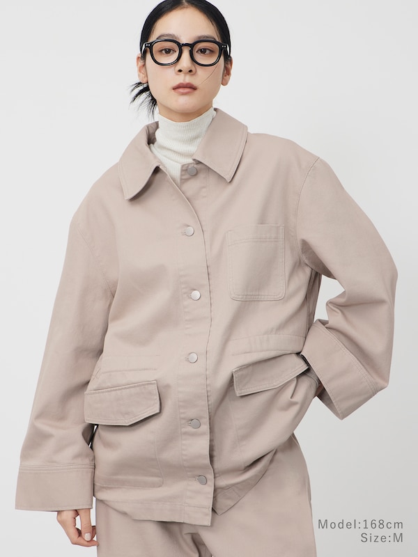 コットンドローストリングワークジャケット