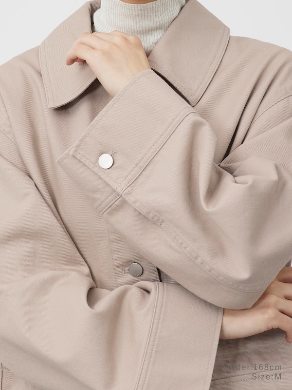 コットンドローストリングワークジャケット