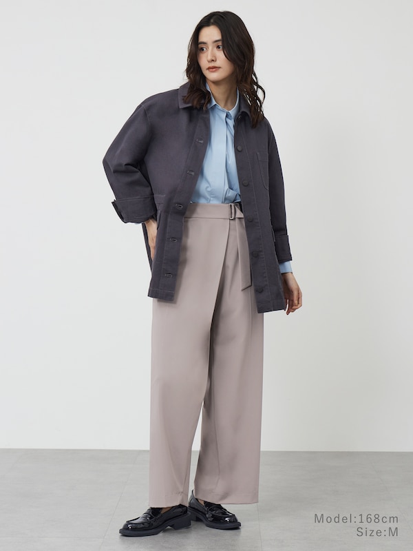 コットンドローストリングワークジャケット