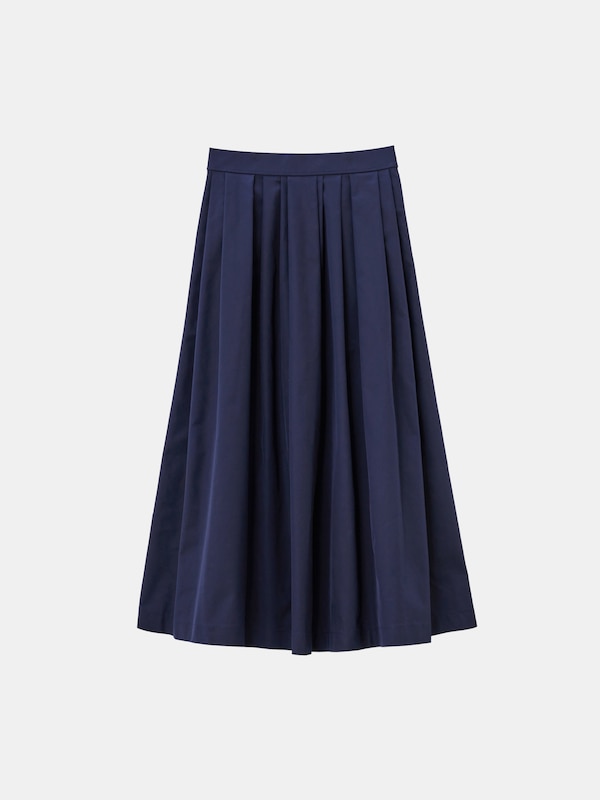 ボリュームタックフレアスカート