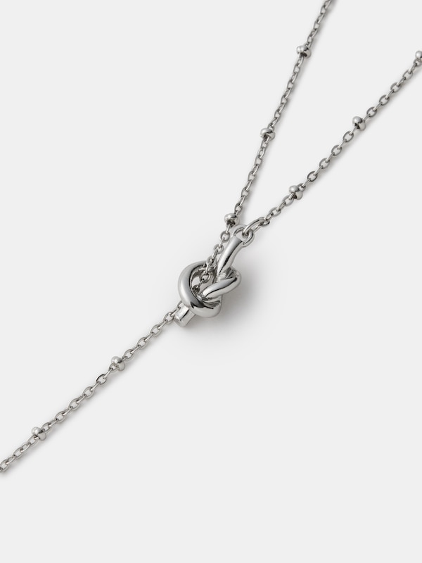 パールトップラリエットネックレス