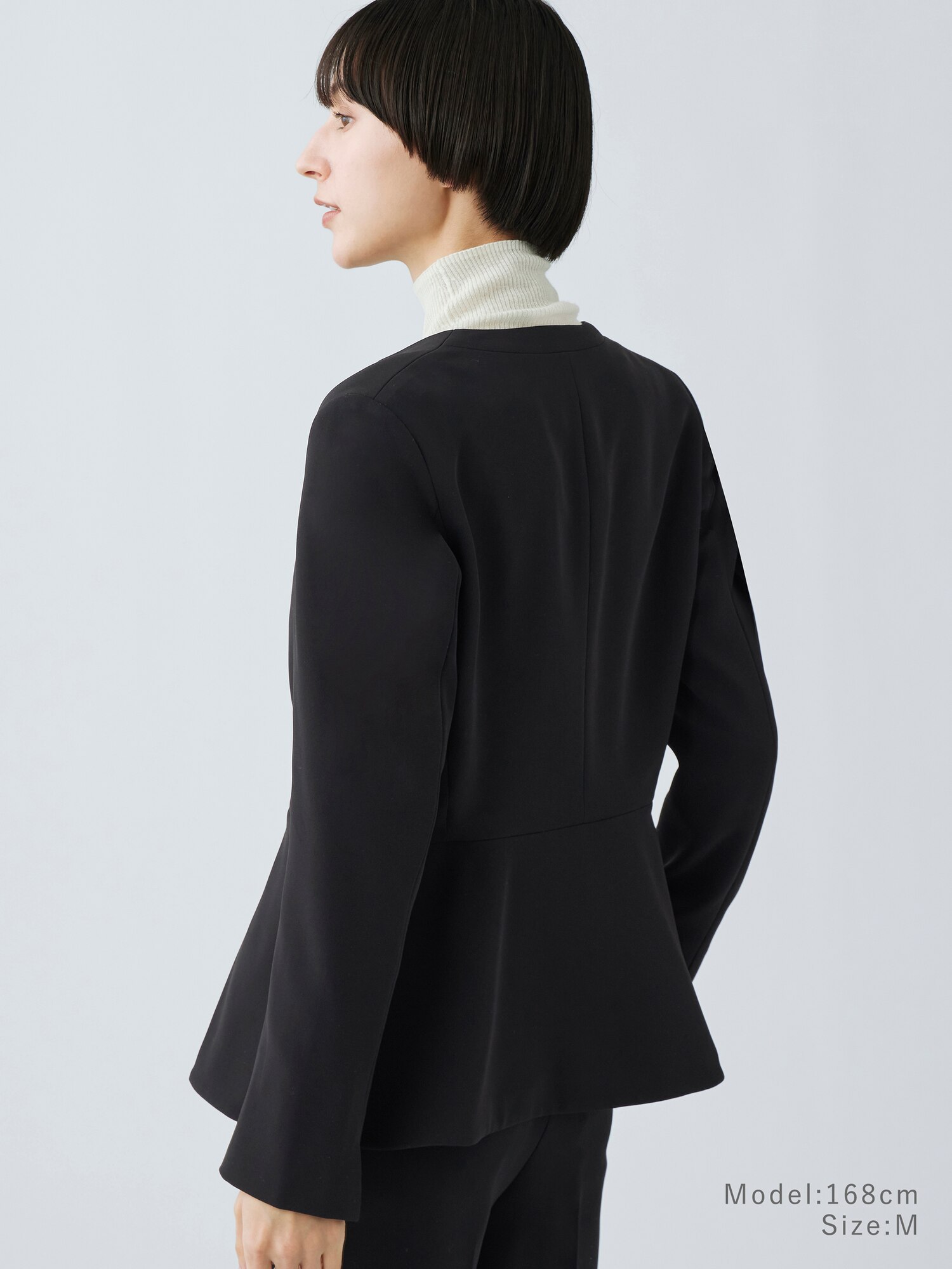 PLST(プラステ)公式 | トリアセブレンドペプラムジャケット