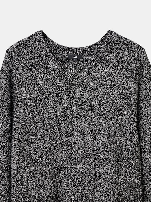 ミックスヤーンフレアニットワンピース