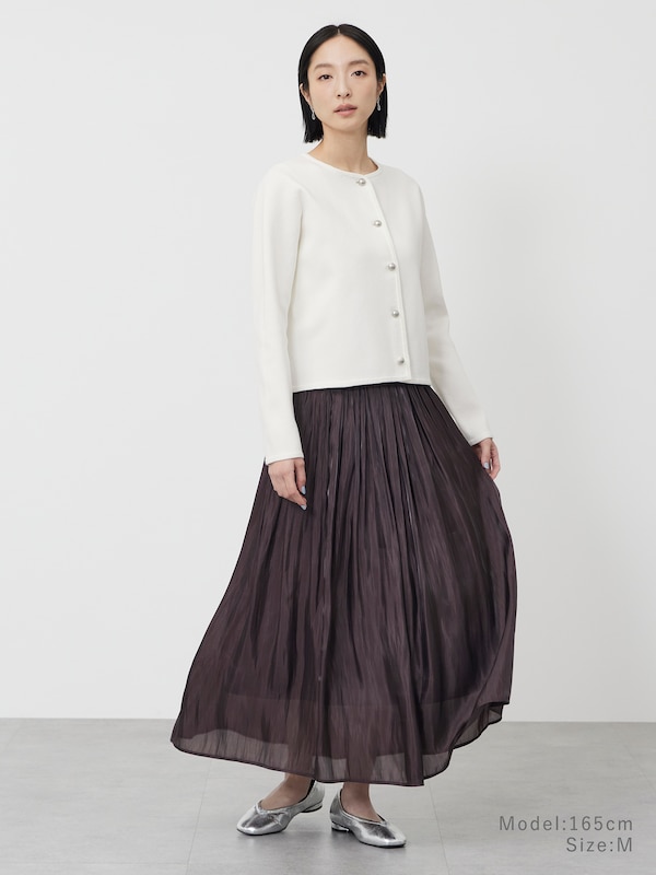 コットンブレンドカーディガン