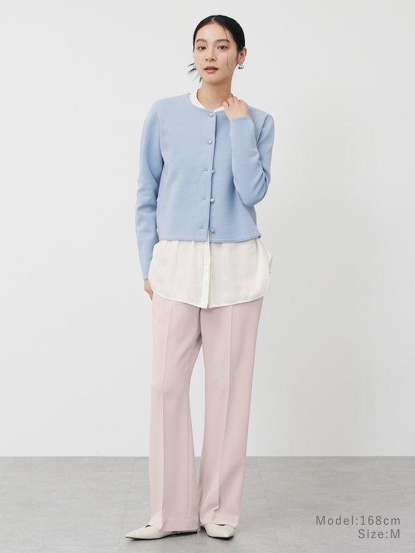 ライトサテンギャザーブラウス