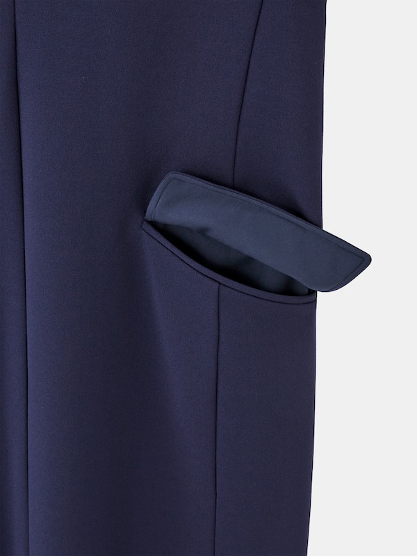 ジョーゼットジャージージャンパーワンピース