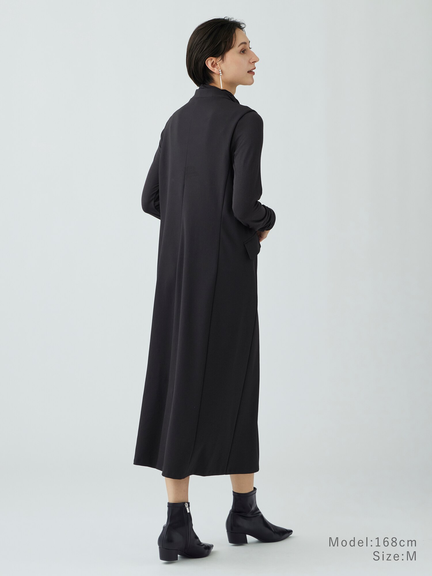 PLST(プラステ)公式 | ジョーゼットジャージージャンパーワンピース