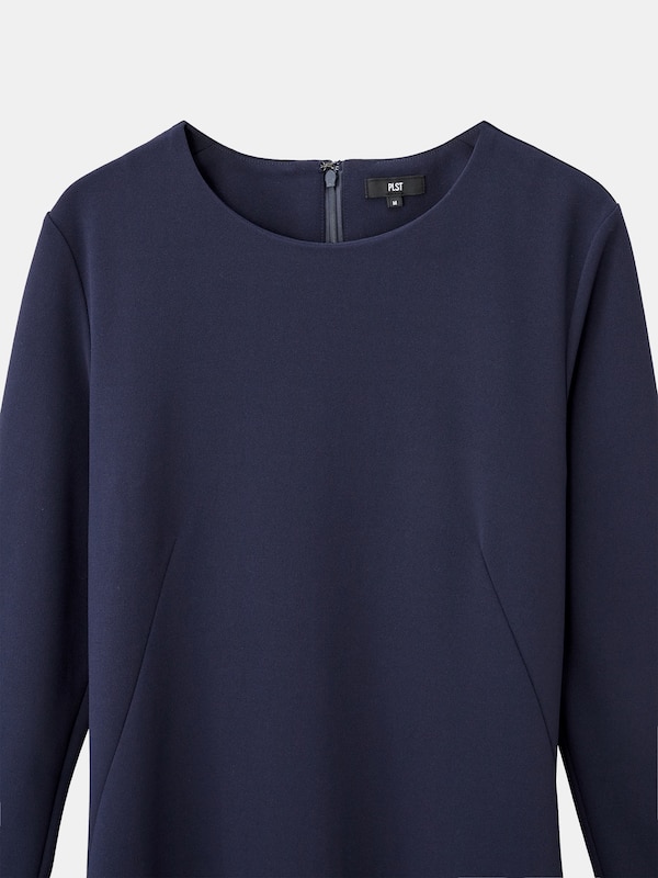 ジョーゼットジャージーフレアワンピース