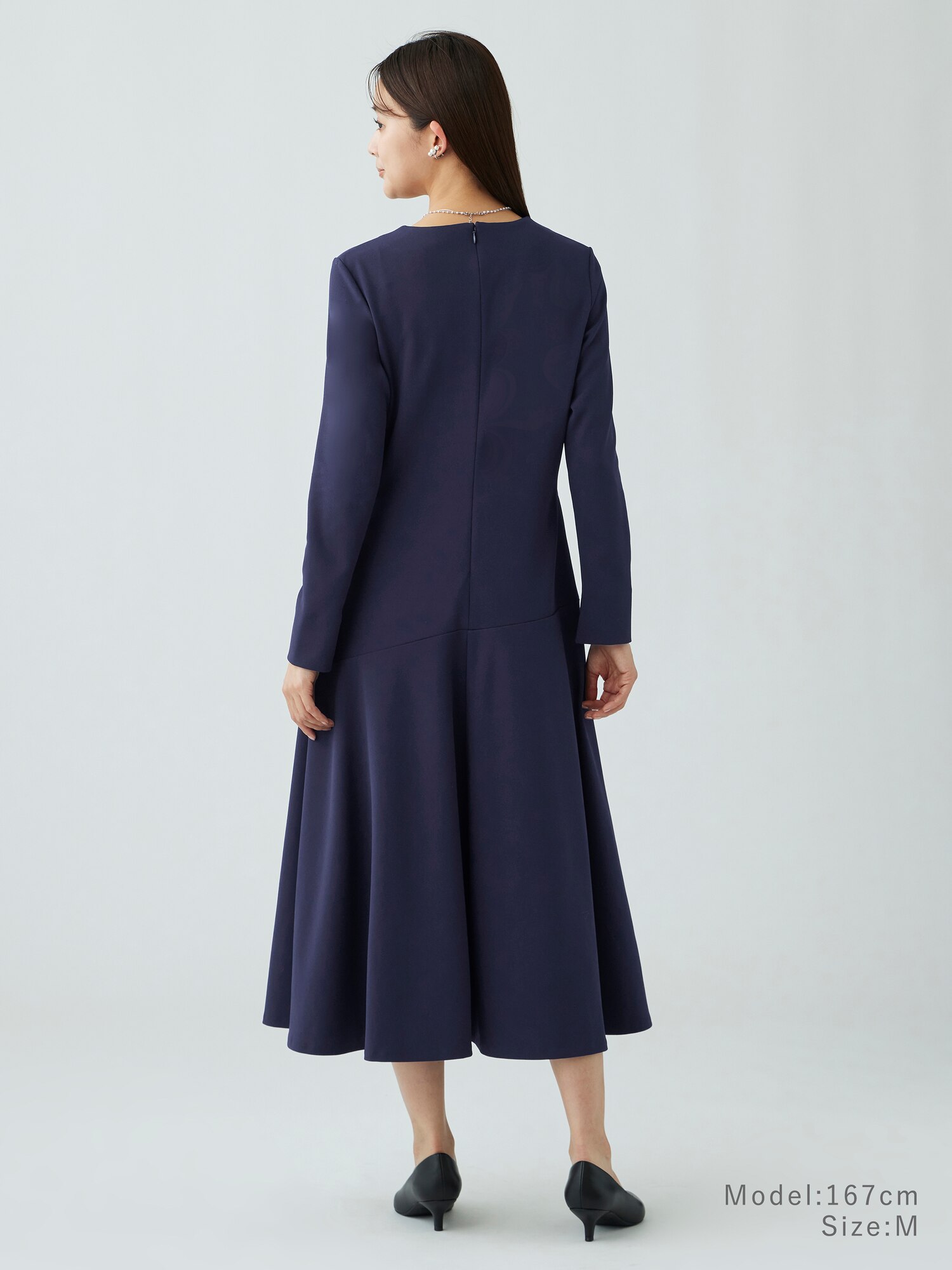 PLST(プラステ)公式 | ジョーゼットジャージーフレアワンピース