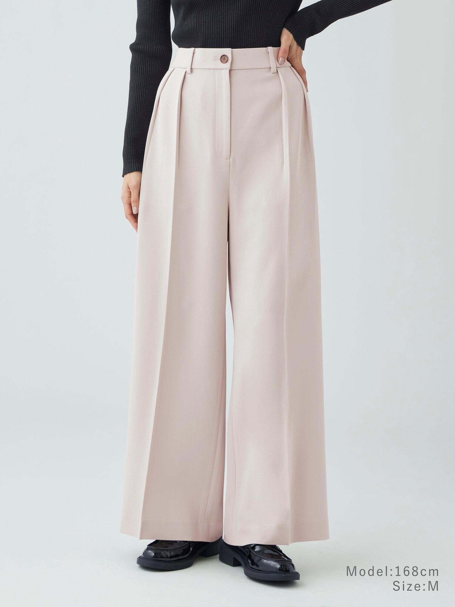 PLST(プラステ)公式 | トリアセブレンド2タックワイドパンツ