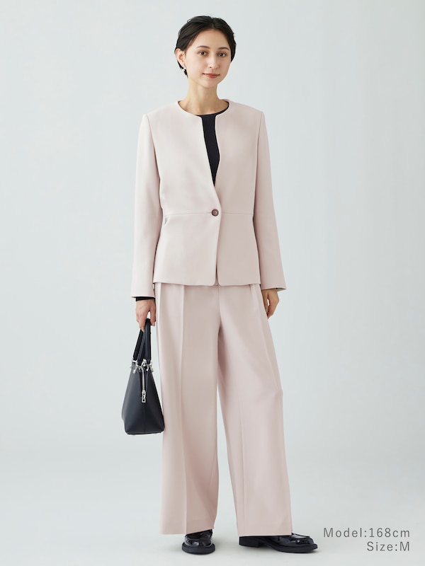 トリアセブレンド2タックワイドパンツ