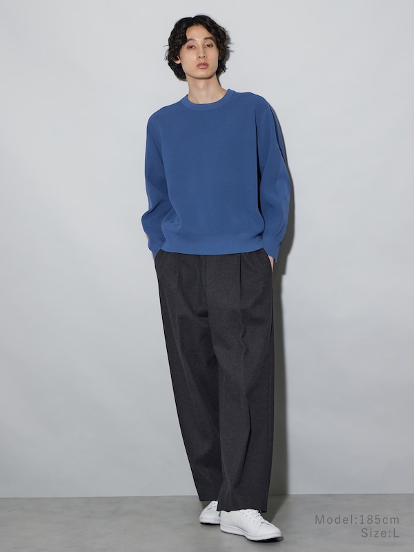 ライトウェイトクルーネックセーター