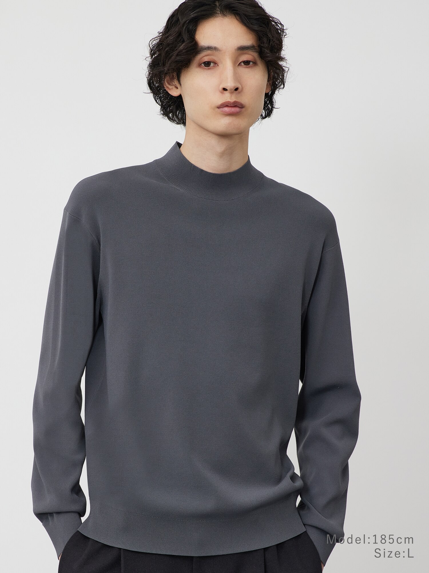 PLST(プラステ)公式 | UVカットレーヨンブレンドモックネックセーター