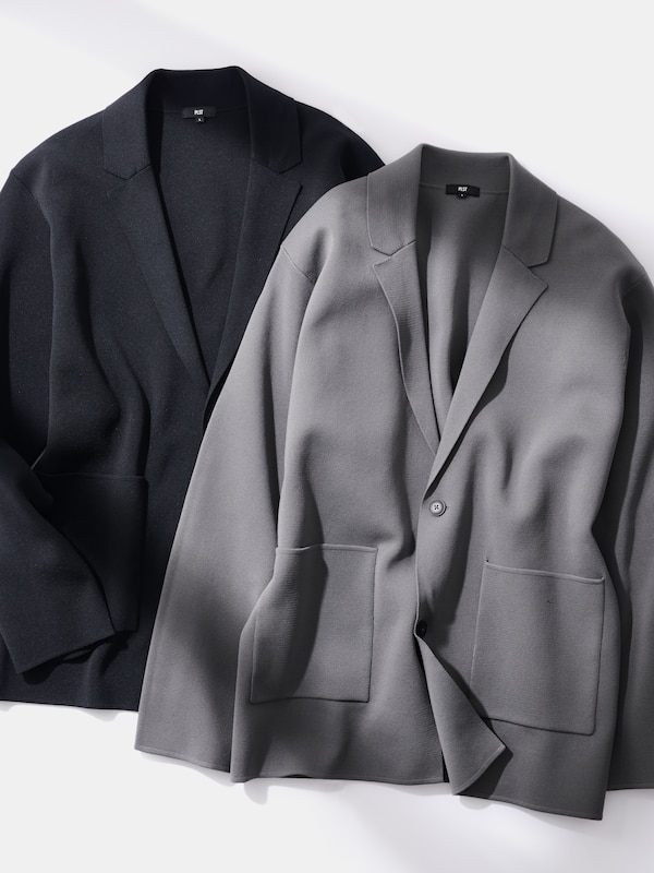 ミラノリブニットジャケット