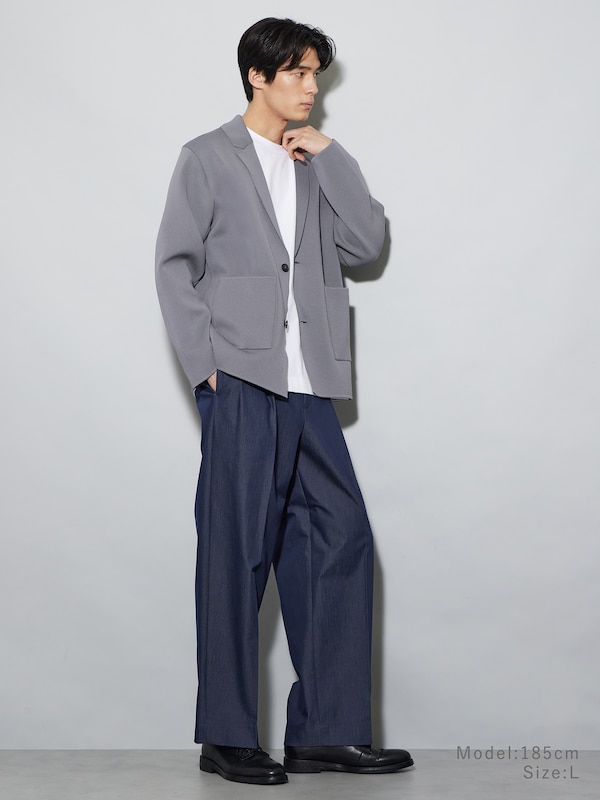 ミラノリブニットジャケット