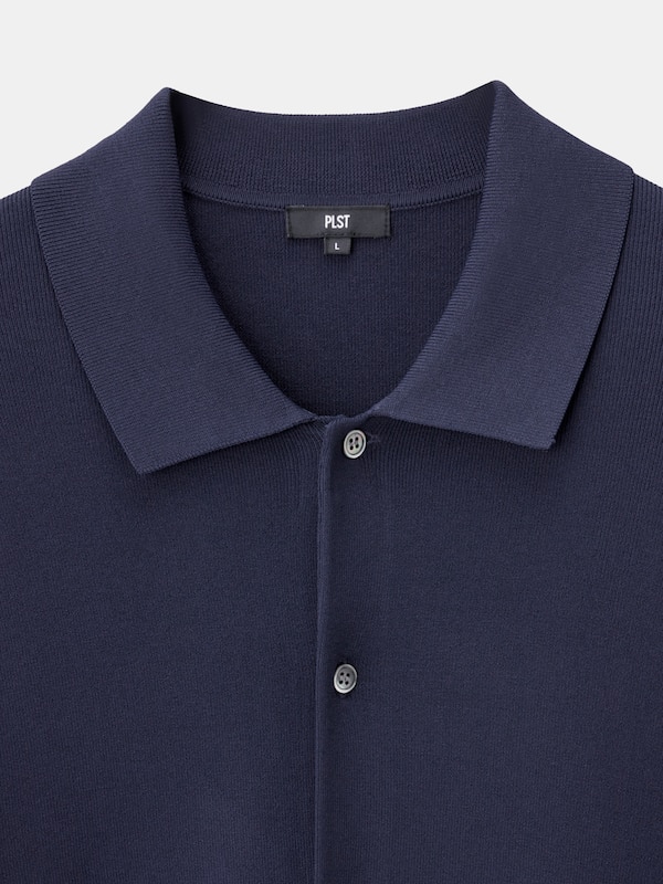 UVカットレーヨンブレンドポロカーディガン