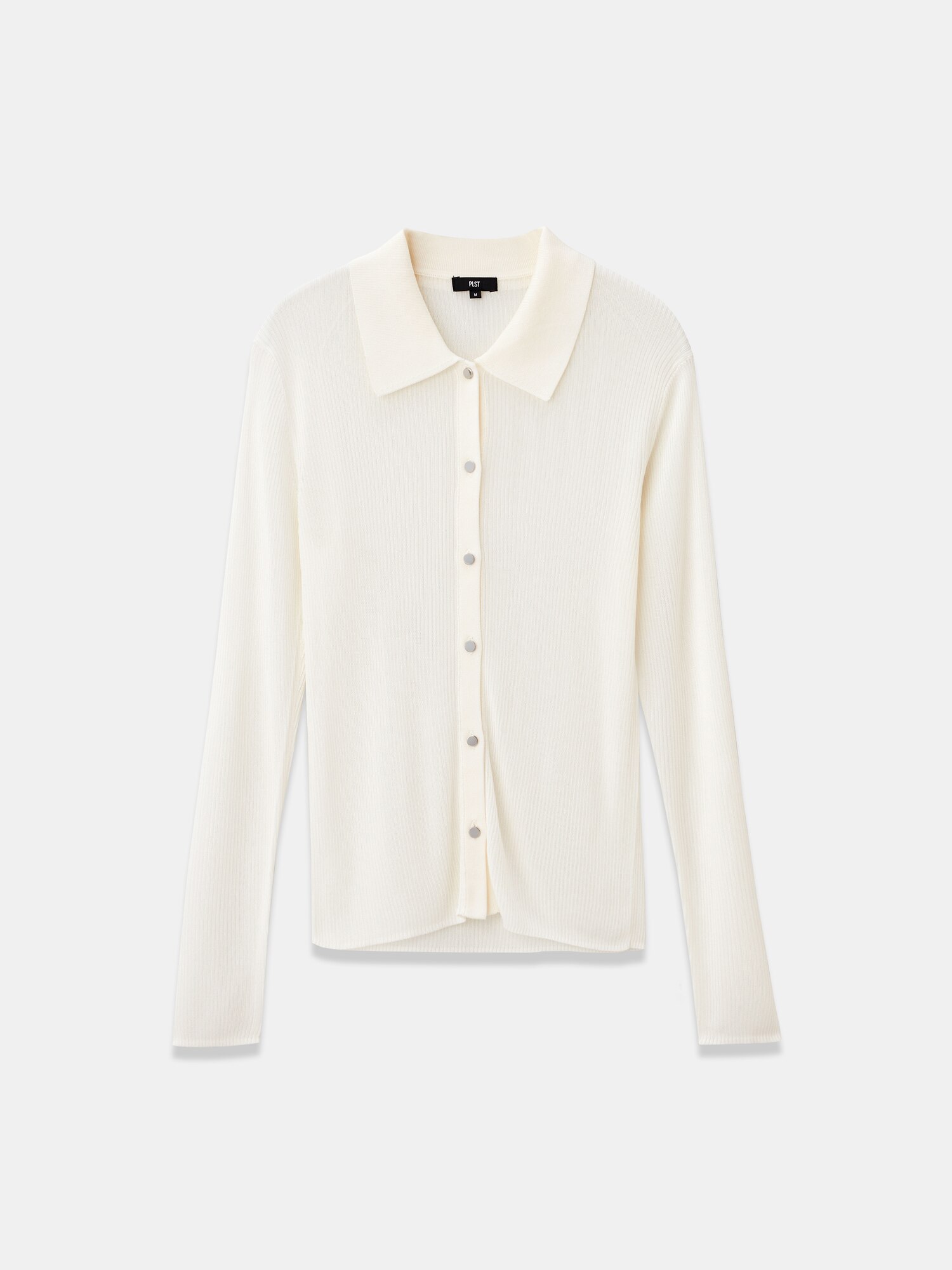 PLST(プラステ)公式 | レーヨンブレンドシアーポロカーディガン