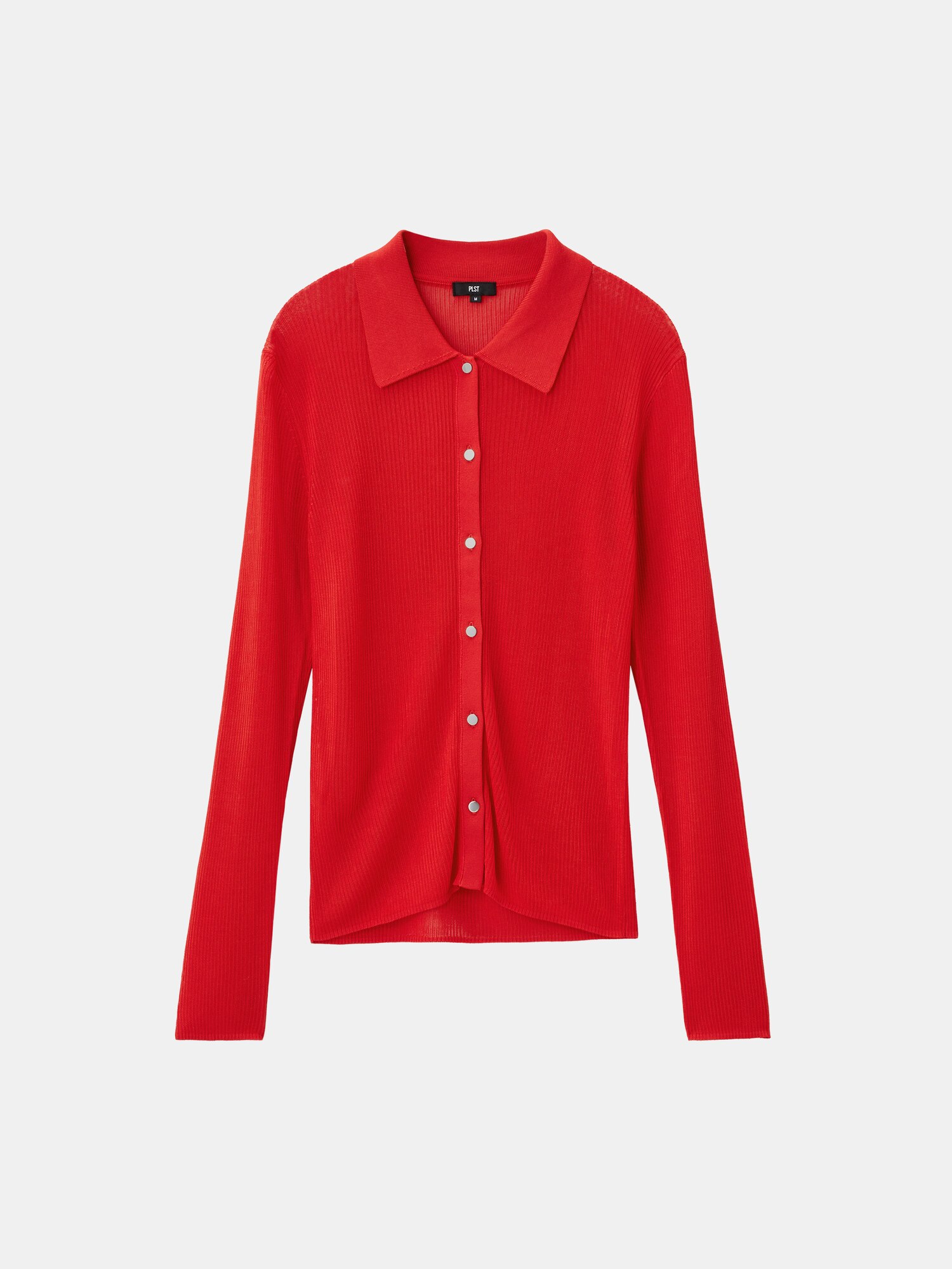 PLST(プラステ)公式 | レーヨンブレンドシアーポロカーディガン