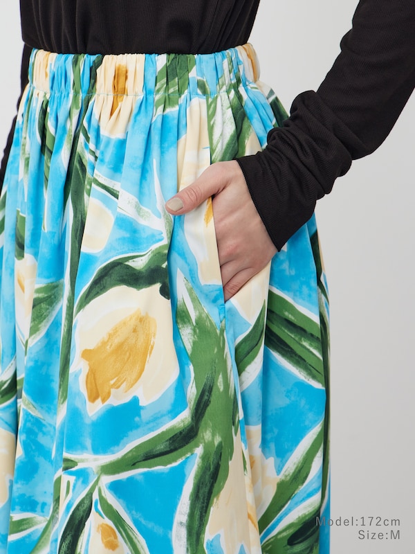 ギャザーボリュームスカート