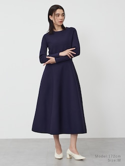 ホールガーメント®フレアニットワンピース