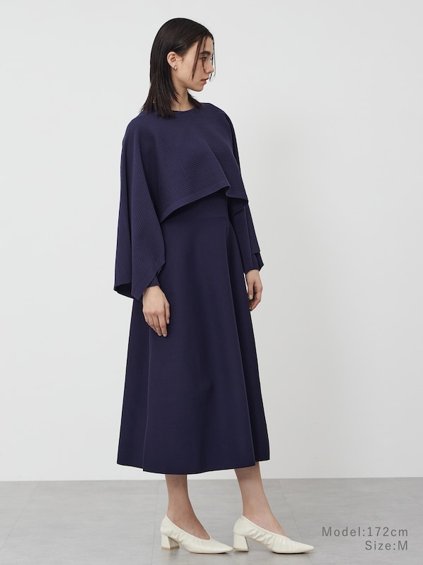 ホールガーメント®フレアニットワンピース