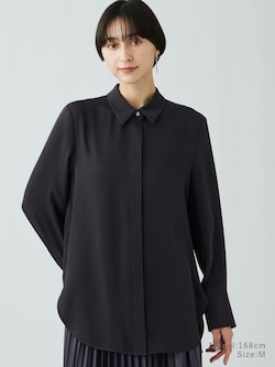 ドレープレギュラーカラーシャツ