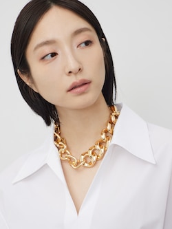 ボリュームチェーンネックレス