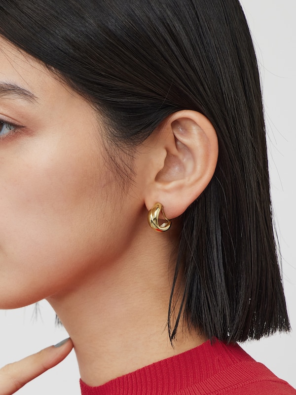 メタルモチーフイアリング