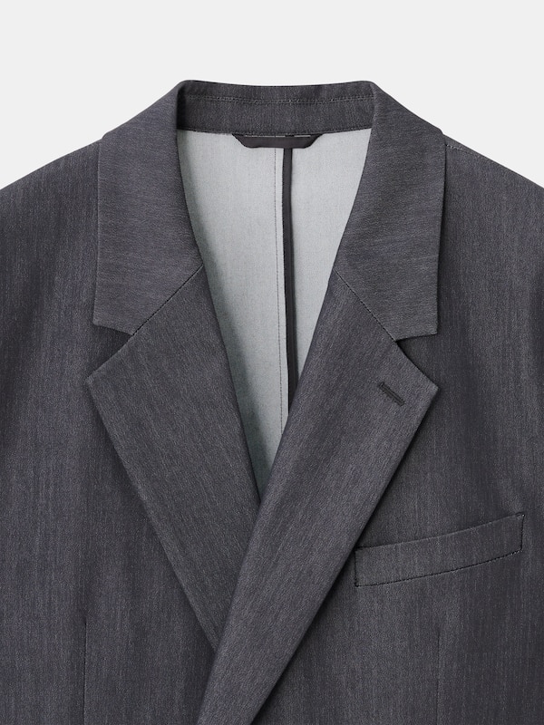 ハイパフォーマンスデニムダブルブレストジャケット