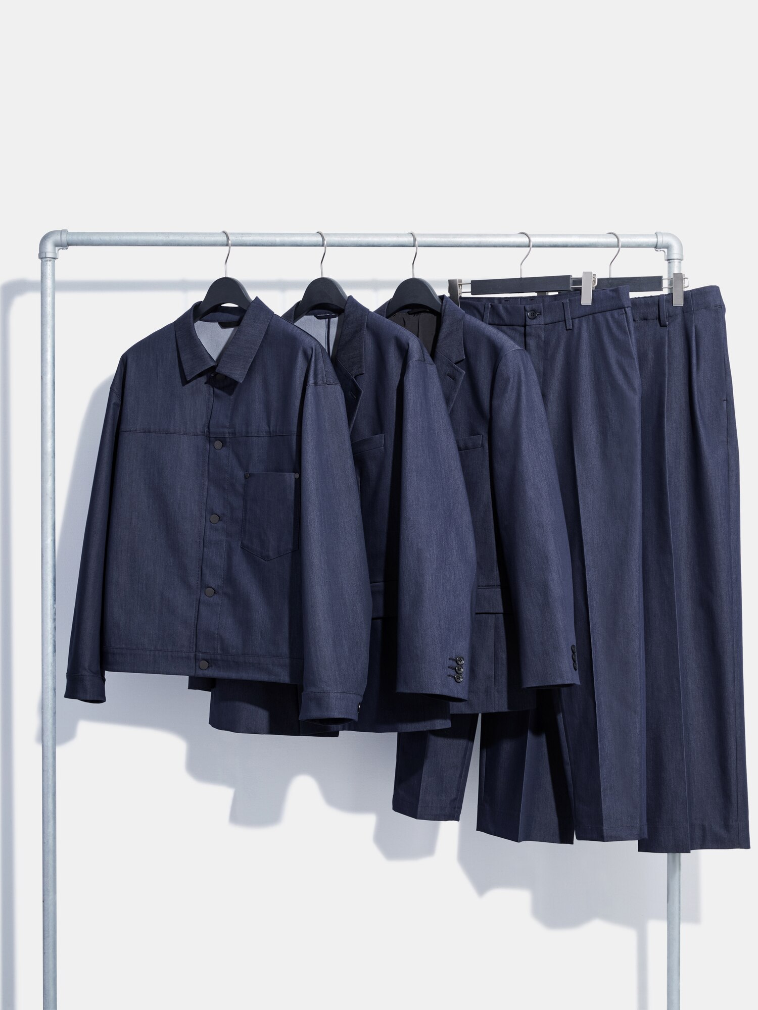 PLST(プラステ)公式 | ハイパフォーマンスデニムダブルブレストジャケット