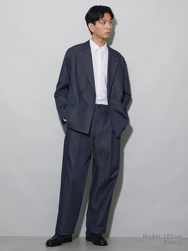 ハイパフォーマンスデニムワイドパンツ