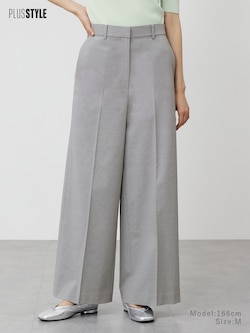 ワイドパンツ（リネンブレンド）