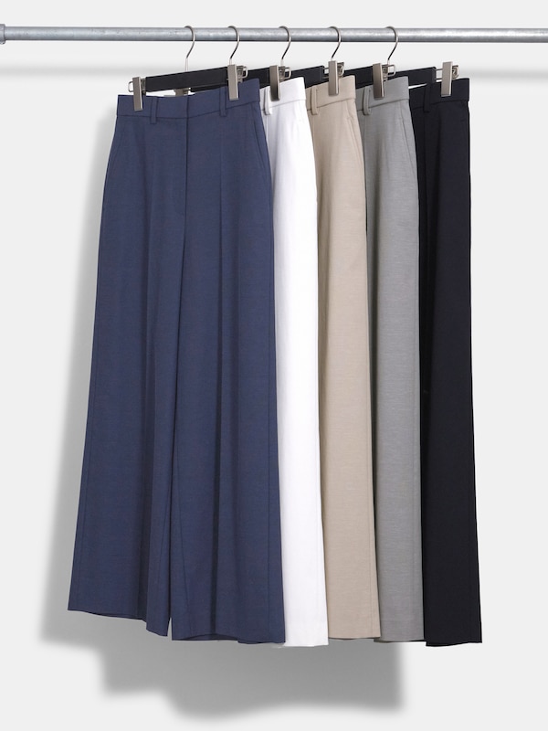 ワイドパンツ（リネンブレンド）