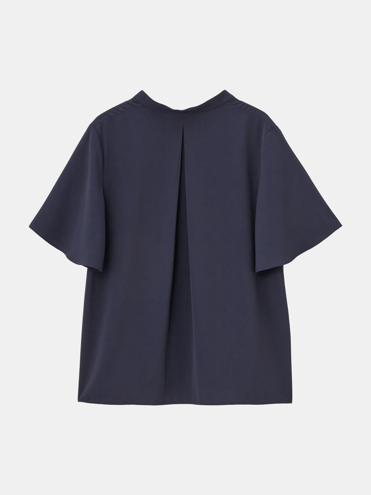 【新品】laungedress ジョーゼットスキッパーブラウス　黒 PLST(プラステ)公式 | ジョーゼットスキッパーブラウス(レディース)